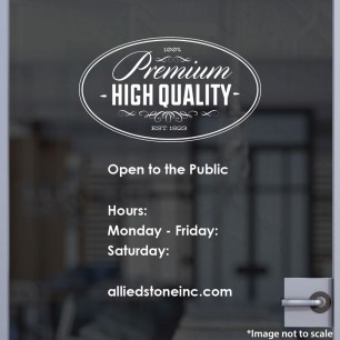 Open Hours With Logo Style 41